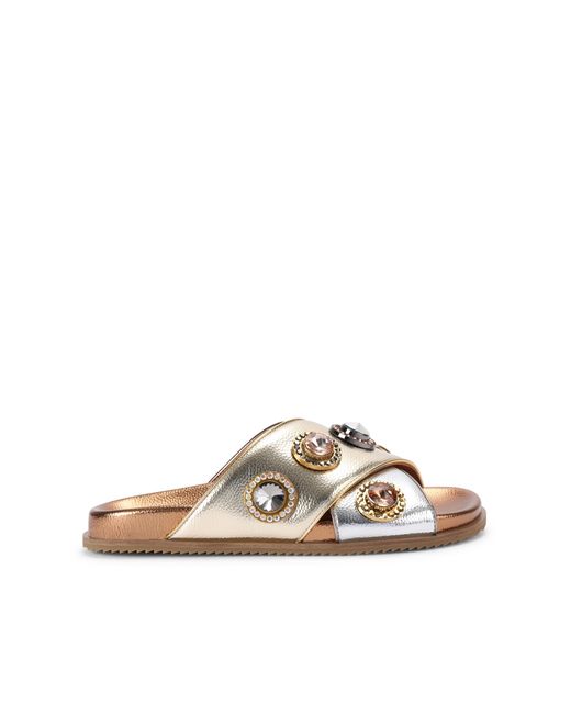 Kurt Geiger Natural Octavia Footbed Sandal Sandals