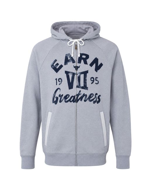 Under Armour Gray X Project Rock Heavyweight Terry Track Jacket for men