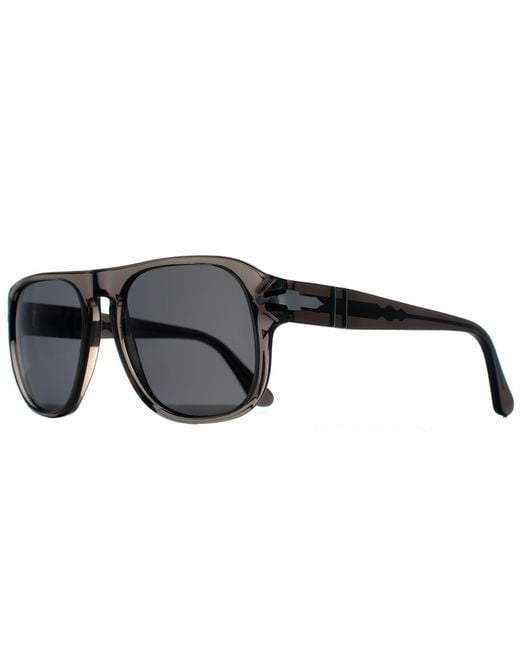 Persol Gray Rectangle Smoke Polarized Po3310S Jean