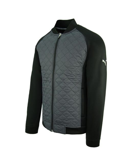 PUMA Black Warmcell Primaloft Stealth Water Repellent Jacket 597586 01 for men