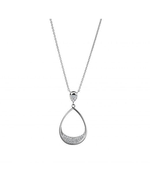 Orphelia Metallic 'Jolina' 925 Sterling Set: Necklace + Earrings