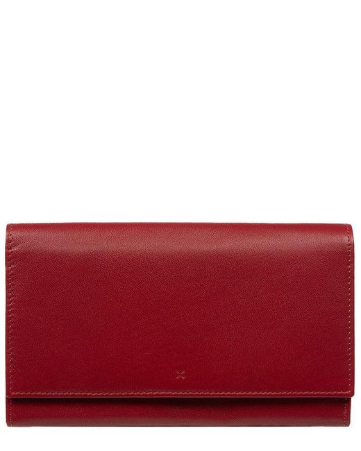 NiNa Amora Red 'Mirella' Leather Purse