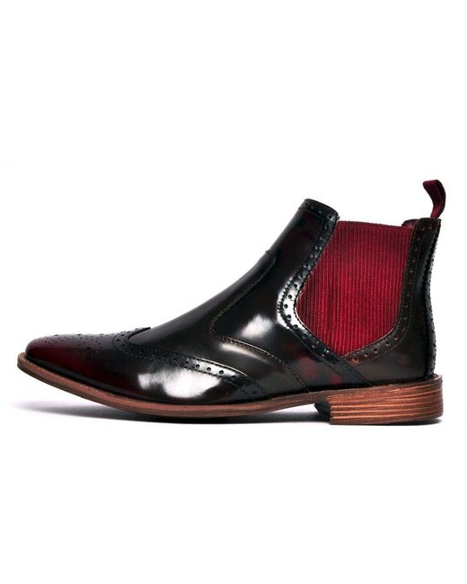 Catesby Red England Woking Brogue for men