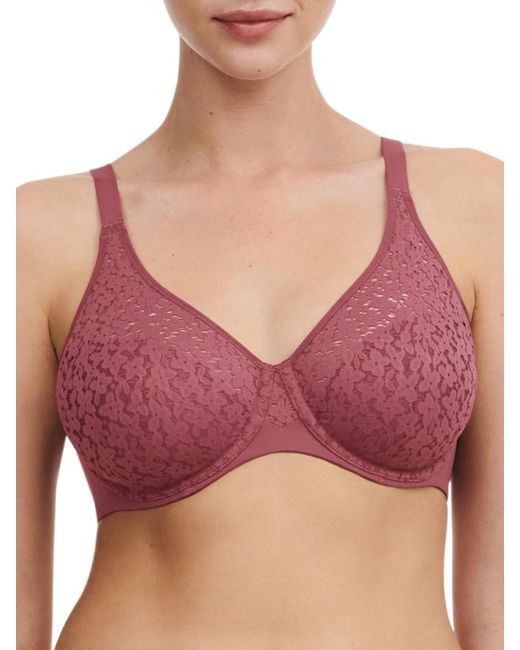 Chantelle Red Easy Feel Norah Covering Moulded Bra