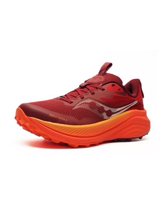 Saucony Red Xodus Ultra 3 Trail Running Shoes