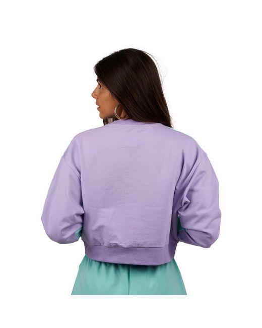 Superb Green Be Happy Rsc-S2102 Short Long-Sleeved Round Neck Sweatshirt