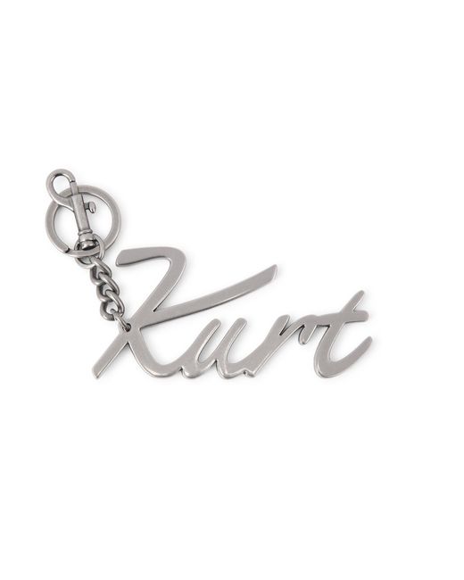 Kurt Geiger Metallic Metal Keyring