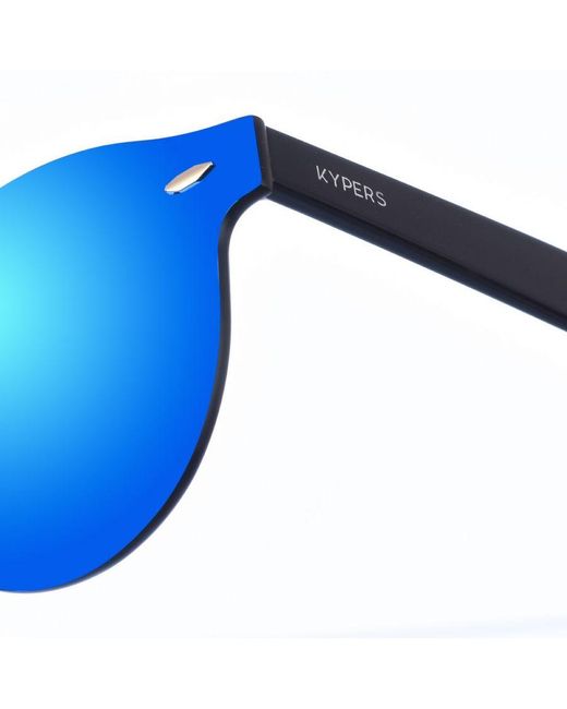Kypers Blue Lua Oval-Shaped Nylon Sunglasses