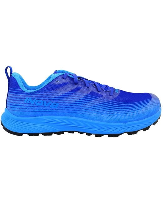Inov-8 Blue Trailfly Speed Running Shoes (Wide Fit) for men
