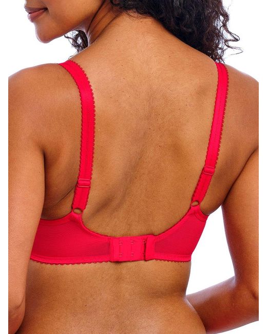 Freya Red Loveland Moulded Spacer Bra Bombshell