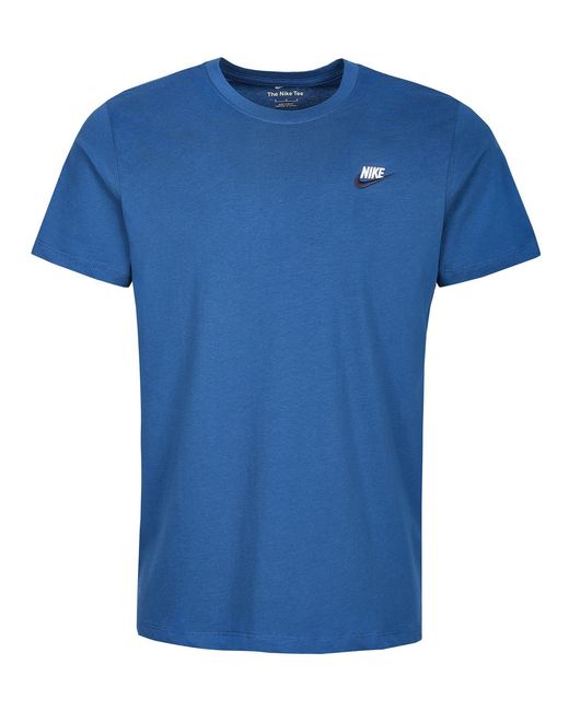 Nike Blue 3 Pack Sportswear Club T Shirt for men