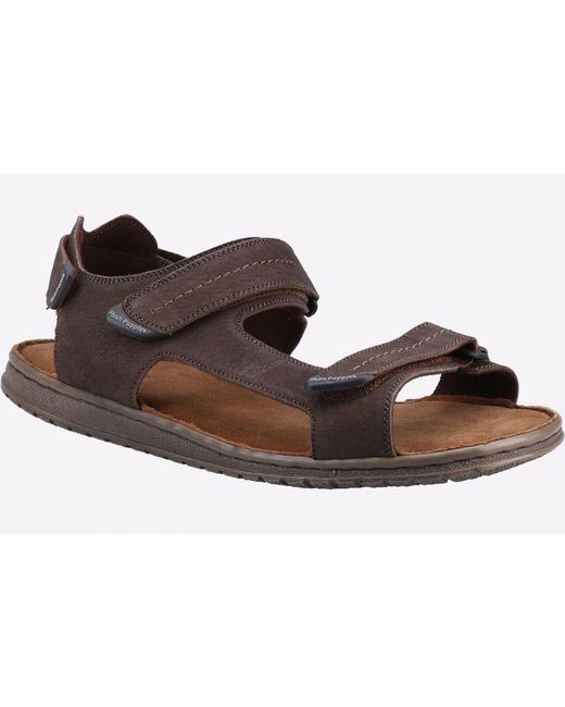 Hush Puppies Brown Neville Memory Foam Sandal for men
