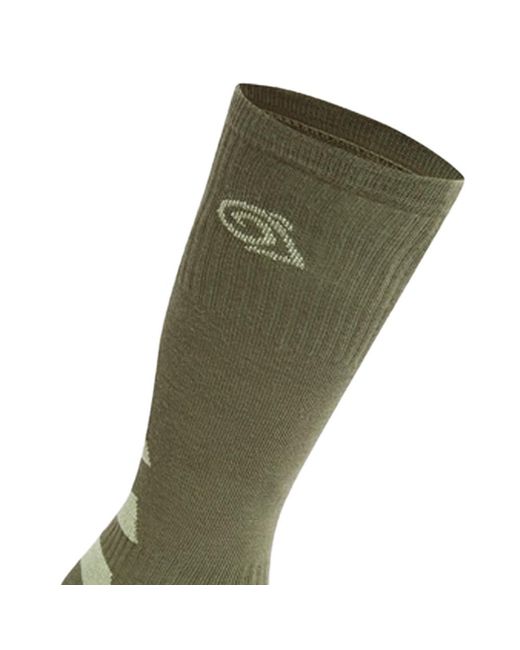 Craghoppers Green Adult Adventure Insect Repellent Boot Socks (Wild/Bud)