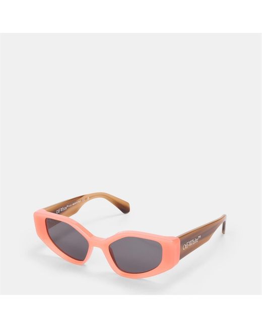 Off-White c/o Virgil Abloh Pink Accessories Off Memphis Square Full Rim Sunglasses for men