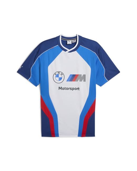 PUMA Blue Bmw M Motorsport Lifestyle Jersey for men