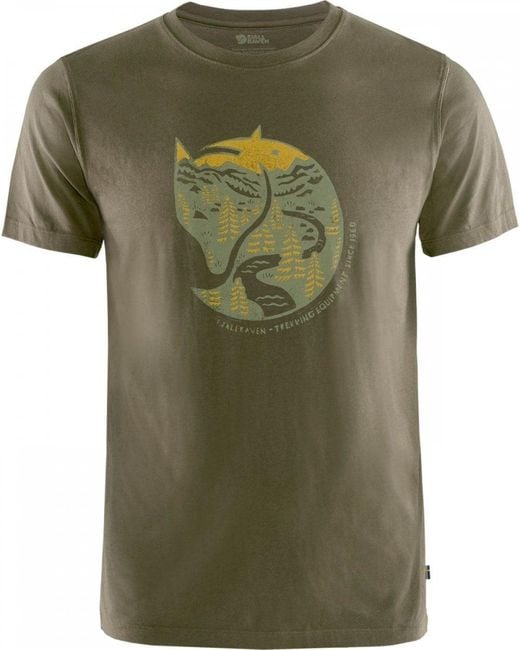 Fjallraven Green Crowley Pique Polo Shirt for men