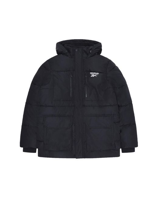 Reebok Blue Puffer Parka Jacket for men