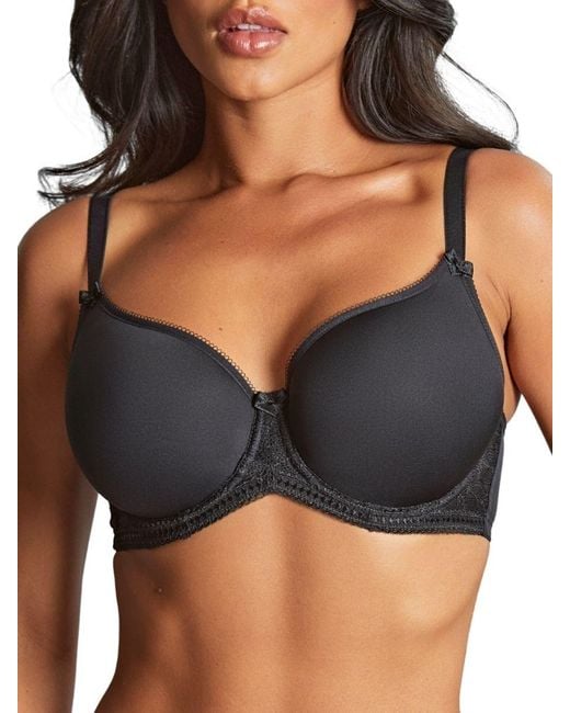 Panache Black Cari Moulded Spacer T-Shirt Bra