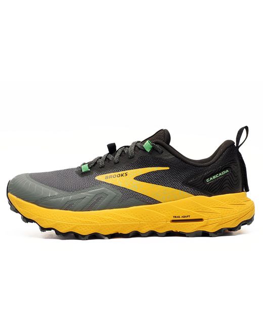 Brooks Black Cascadia 17 All Terrain Trail Running Shoes for men