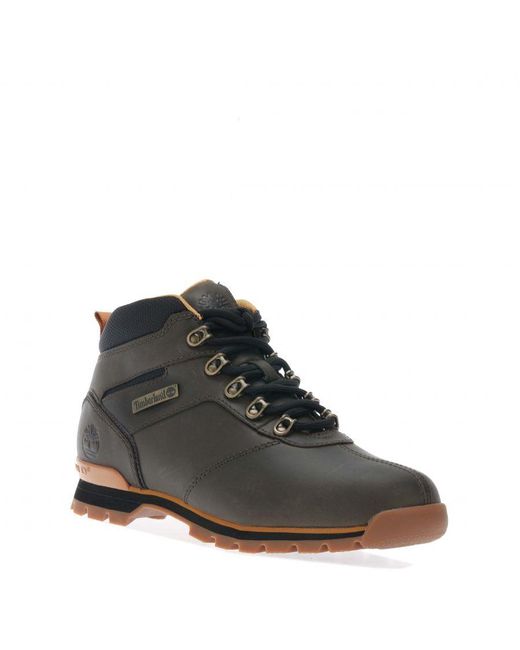 Timberland Brown Splitrock Mid Lace Boots for men