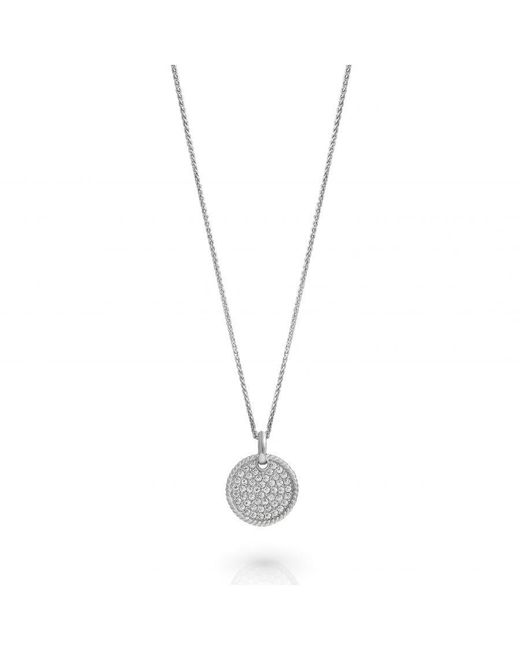 Orphelia White 'Bella' 925 Sterling Set: Necklace + Earrings