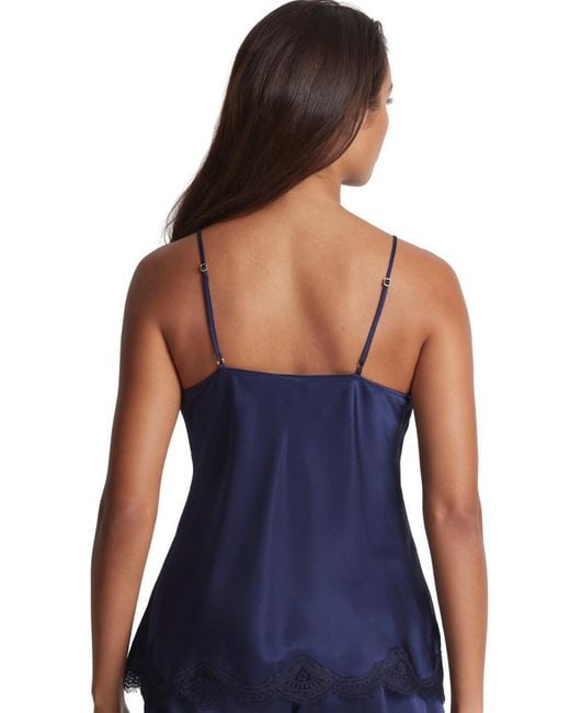 Aubade Blue Toi Mon Amour Pyjama Camisole Top