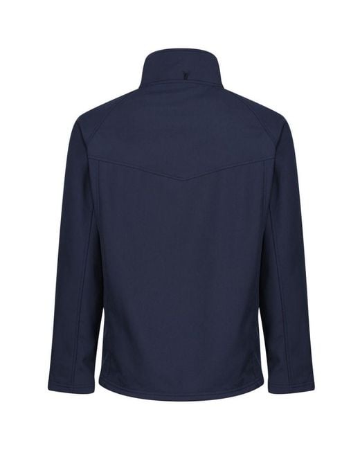 Regatta Blue Uproar Softshell Wind Resistant Fleece Jacket for men