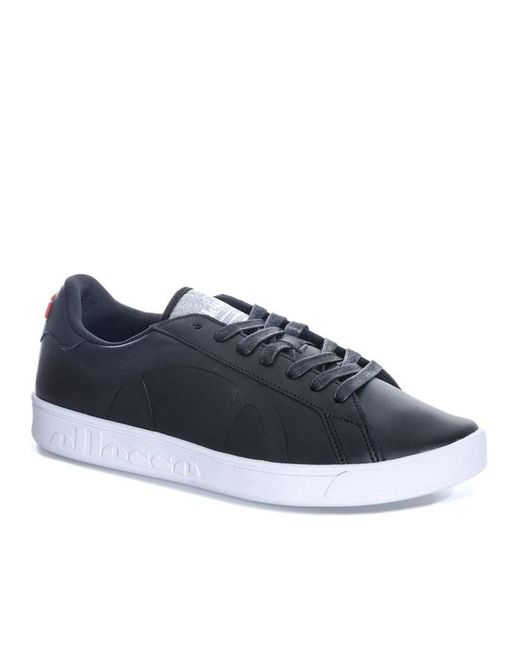 Ellesse Blue Campo Leather Trainers