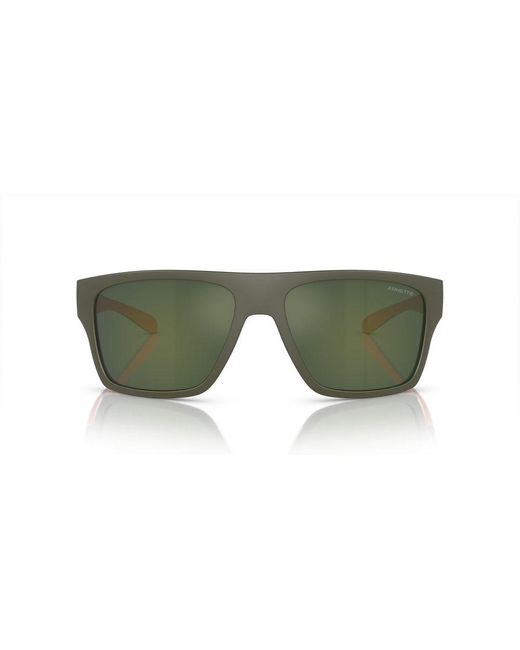 Arnette Green Bicolor Resin Sunglasses for men