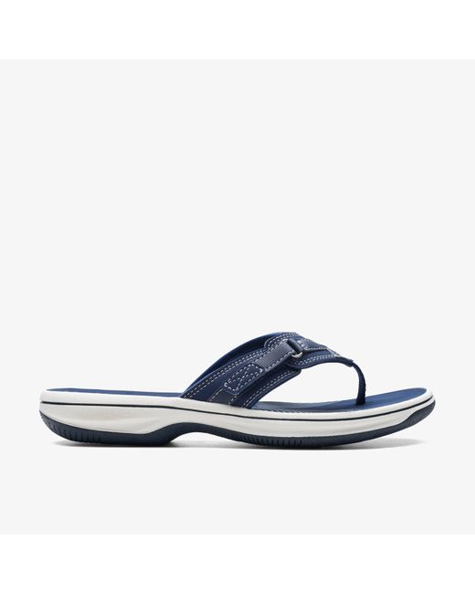 Clarks Blue Brinkley Sea Synthetic Sandals