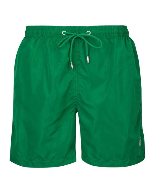 19V69 Italia by Versace Badehose Siro Basic in Green für Herren