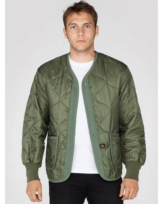 Alpha Industries Green Als Liner for men