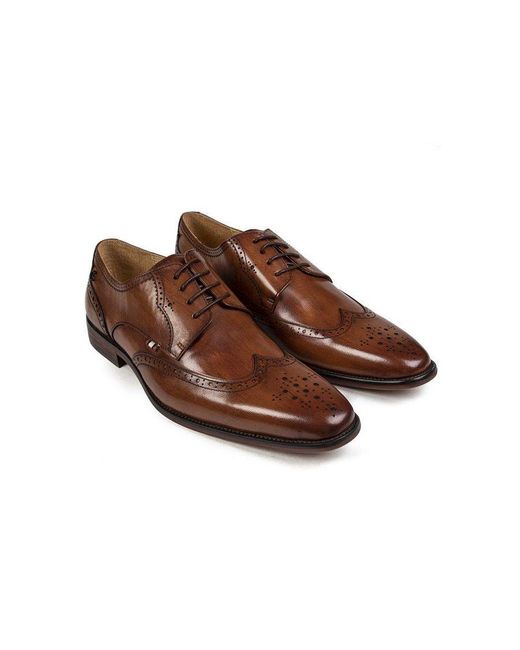 Simon Carter Brown Beagle Shoes for men