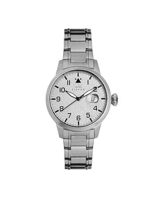Elevon Watches Metallic Stealth Bracelet Watch W/Date for men