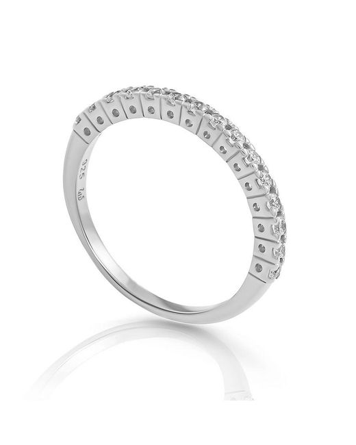 Orphelia White 'Claire' 925 Sterling Ring
