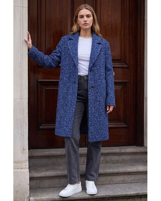 Roman Blue Teddy Smart Coat
