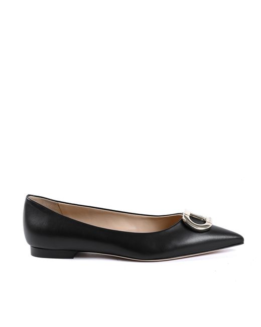 Dee Ocleppo Black Ballerina Leather