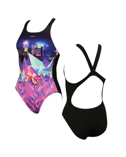 Maru Black Metro Swimming Costume