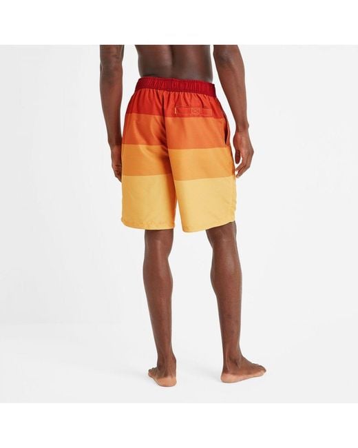 TOG24 Orange Felix Shorts Tangerine Stripe for men