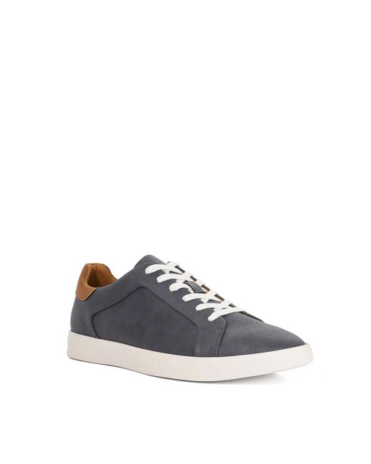 Dune Blue Traces Lace-Up Trainers for men