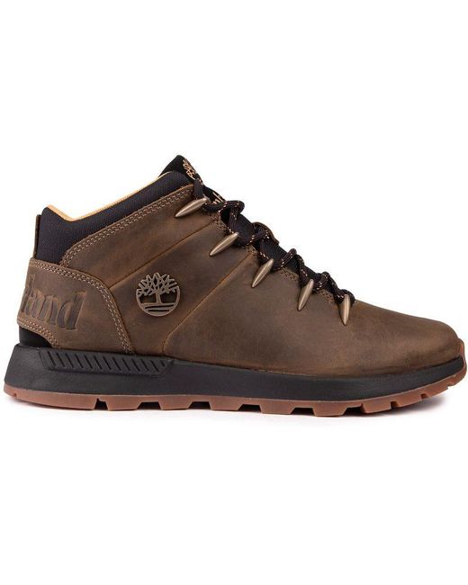 Timberland Brown Sprint Trekker Mid Boots for men