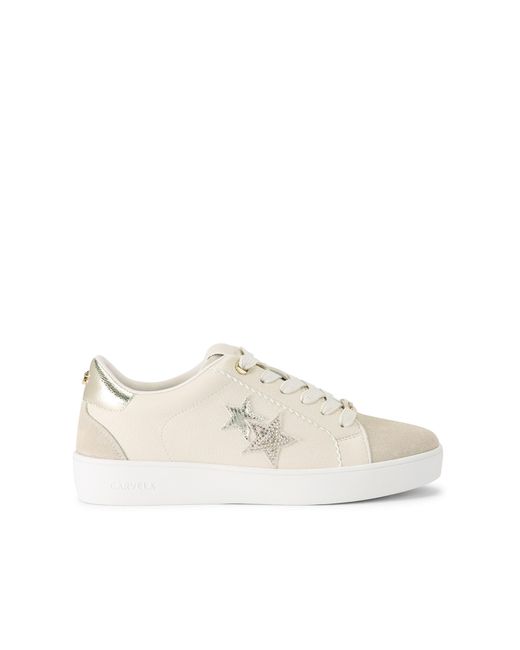 Carvela Kurt Geiger Natural Galassia Sneakers