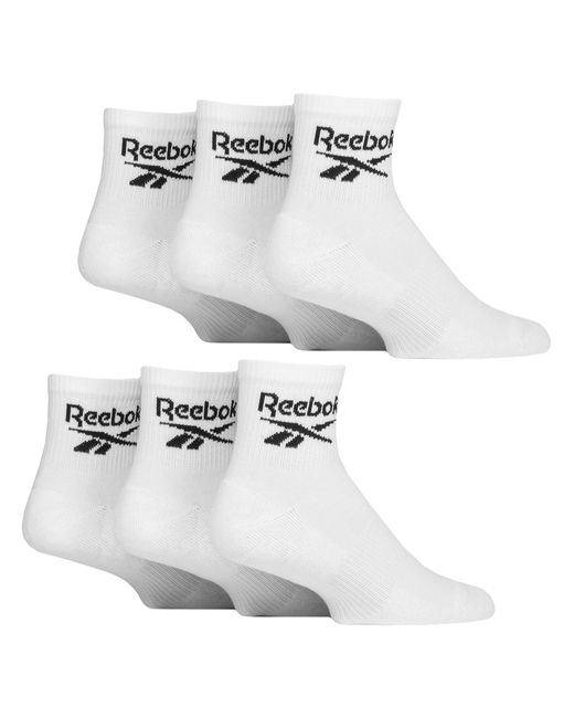 Reebok White Low Cut Breathable Ankle Sport Socks for men