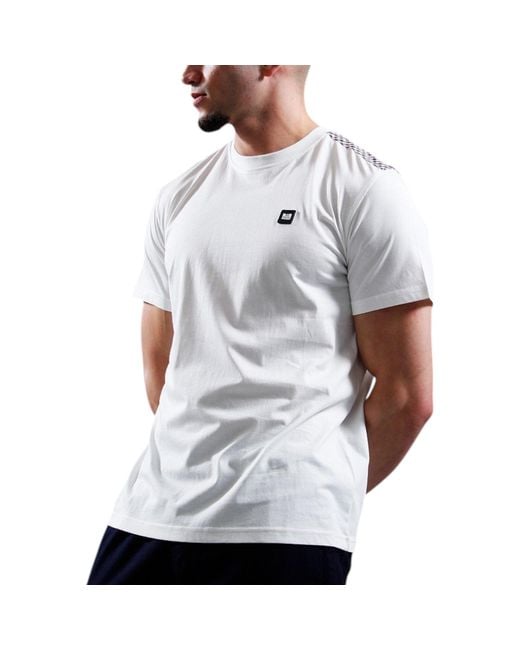 Weekend Offender White T Shirts Diaz Crew Neck Short Sleeve Cotton Summer Tee for men
