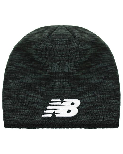 New Balance Green Logo Printed Beanie for men