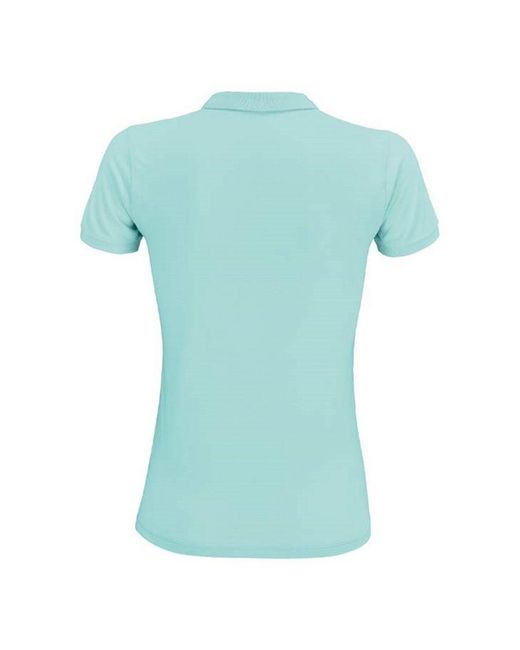 Sol's Blue Ladies Planet Organic Polo Shirt (Arctic)