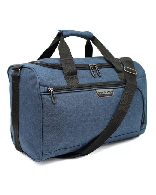Infinity Leather Blue Reisetasche, Handgepäck, 40 X 20 X 25 Cm, Für Unter Den Sitz, Für Ryanair, Easy Jet