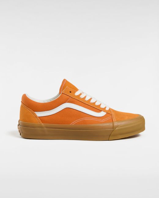 Vans Orange Premium Old Skool Sneakers