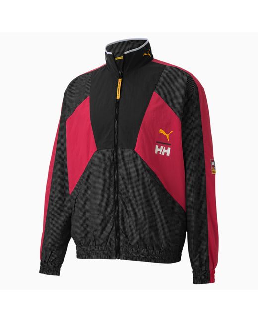 PUMA Black X Helly Hansen Tfs Windbreaker Track Jacket 597144 15 for men