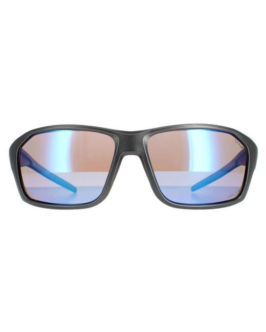 Bolle Blue Wrap Matte Titanium Volt+ Offshore Polarized Fenix Sunglasses